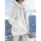 Womens Oversized Fleece Jacket Hooded Plush Winter Coat Casual Zip Up Warm Y2K Style Jacket 2