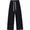 Womens Fleece Wide Leg Pants Warm Elastic Waist Winter Trousers Casual Loose Straight Leg Pants 7