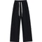 Womens Fleece Wide Leg Pants Warm Elastic Waist Winter Trousers Casual Loose Straight Leg Pants 7