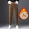 Womens Corduroy Harem Pants Warm High Waist Winter Trousers Plush Lined Casual Autumn Winter Pants 5