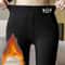 Womens High Waist Thermal Pants Comfortable Elastic Winter Leggings Warm Pocket Casual Trousers 7