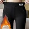 Womens High Waist Thermal Pants Comfortable Elastic Winter Leggings Warm Pocket Casual Trousers 7