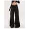 Womens Wide Leg Cargo Jeans Casual High Waist Cargo Pants Multi Pocket Relaxed Fit Denim Trousers 5
