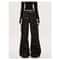 Womens Wide Leg Cargo Jeans Casual High Waist Cargo Pants Multi Pocket Relaxed Fit Denim Trousers 6