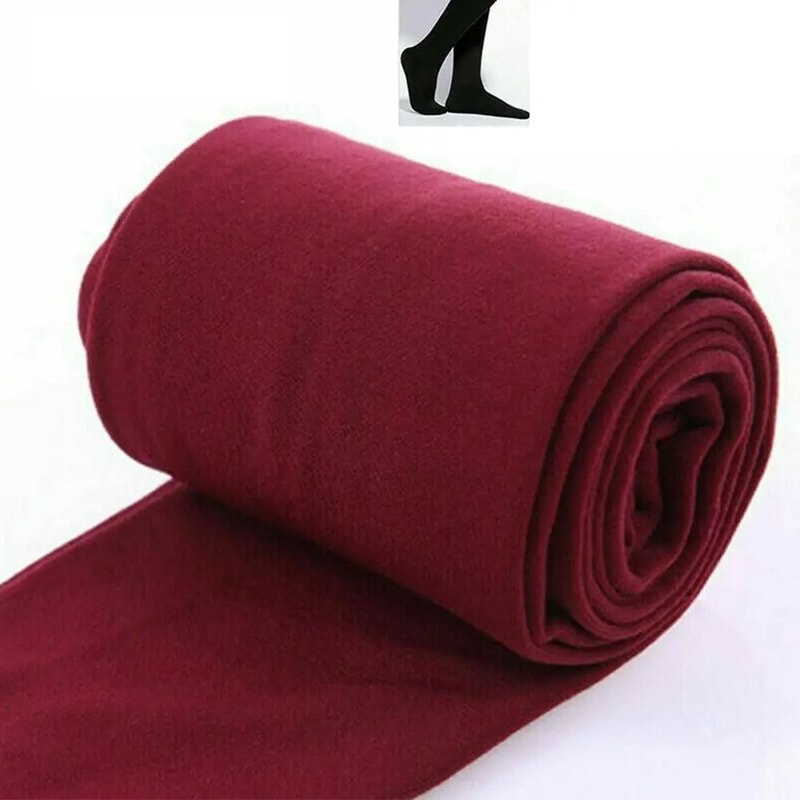 Womens Thermal Fleece Pantyhose Warm Fleece Lined Tights Winter Full Foot Leggings 6