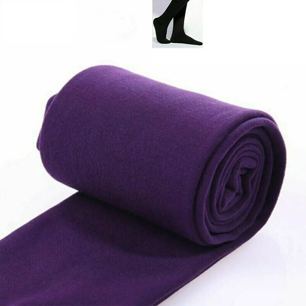 Womens Thermal Fleece Pantyhose Warm Fleece Lined Tights Winter Full Foot Leggings 7