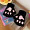 Cute Plush Cat Paw Gloves Fingerless Fluffy Claw Mittens For Cosplay Winter Warmth 2