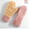 Double Layer Knitted Winter Gloves Thick Warm Velvet Lined Full Finger Gloves 2