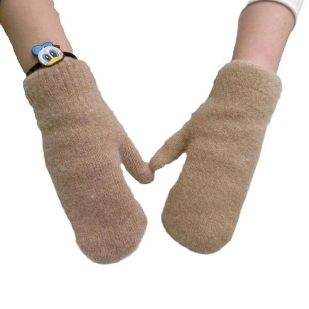 Cute Womens Winter Gloves Velvet Lined Thick Warm Cycling Gloves 6