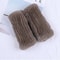 Luxury Rex Rabbit Fur Fingerless Gloves Fluffy Womens Winter Wrist Warmers 5