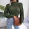 Trendy Womens Cropped Knit Sweater Hollow Out Long Sleeve Pullover Top 1