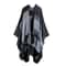 Elegant Womens Cashmere Style Poncho Scarf Warm Winter Shawl Wrap 6