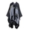 Elegant Womens Cashmere Style Poncho Scarf Warm Winter Shawl Wrap 6