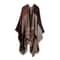 Elegant Womens Cashmere Style Poncho Scarf Warm Winter Shawl Wrap 7