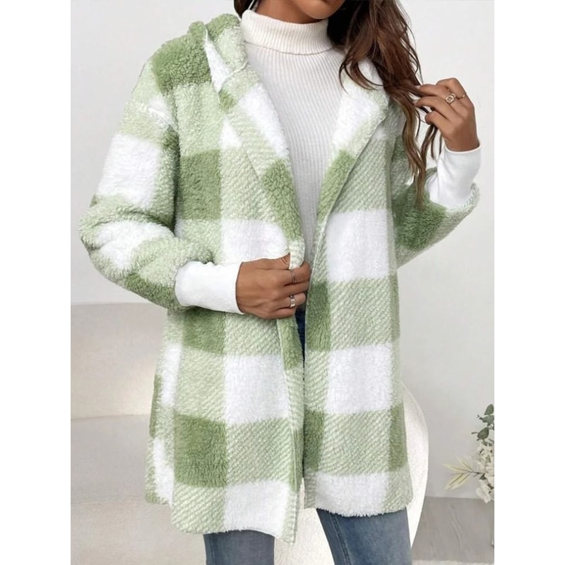 Cozy Womens Color Block Cardigan Thick Ribbed Winter Knit Sweater 9