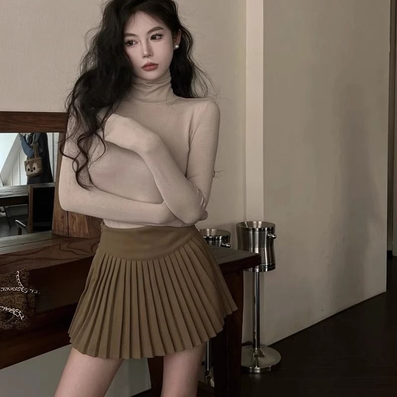 Classic Womens Turtleneck Sweater Warm Thermal Long Sleeve Knit Pullover 9