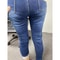 Womens Fleece Lined Thermal Jeans Warm Stretch Skinny Winter Denim Pants 11