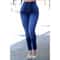 Womens High Waist Push Up Skinny Jeans Body Shaping Stretch Denim Pants 0
