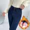 Womens Fleece Lined Thermal Stretch Jeans Warm Winter Denim Leggings 0