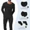 Mens Thermal Underwear Set Warm Breathable Long Johns Base Layer 6