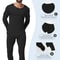 Mens Thermal Underwear Set Warm Breathable Long Johns Base Layer 6