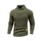 Mens Casual Knit Sweater Crew Neck Warm Ribbed Pullover 3