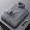 Mens Turtleneck Knit Sweater Warm High Neck Casual Pullover 4