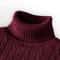 Mens Turtleneck Knit Sweater Warm High Neck Casual Pullover 8