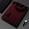 Mens Slim Fit Turtleneck Sweater Anti Pilling Knit Pullover 10