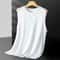 Mens Ice Silk Mesh Tank Top Lightweight Breathable Sports Vest 7