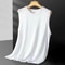 Mens Ice Silk Mesh Tank Top Lightweight Breathable Sports Vest 7