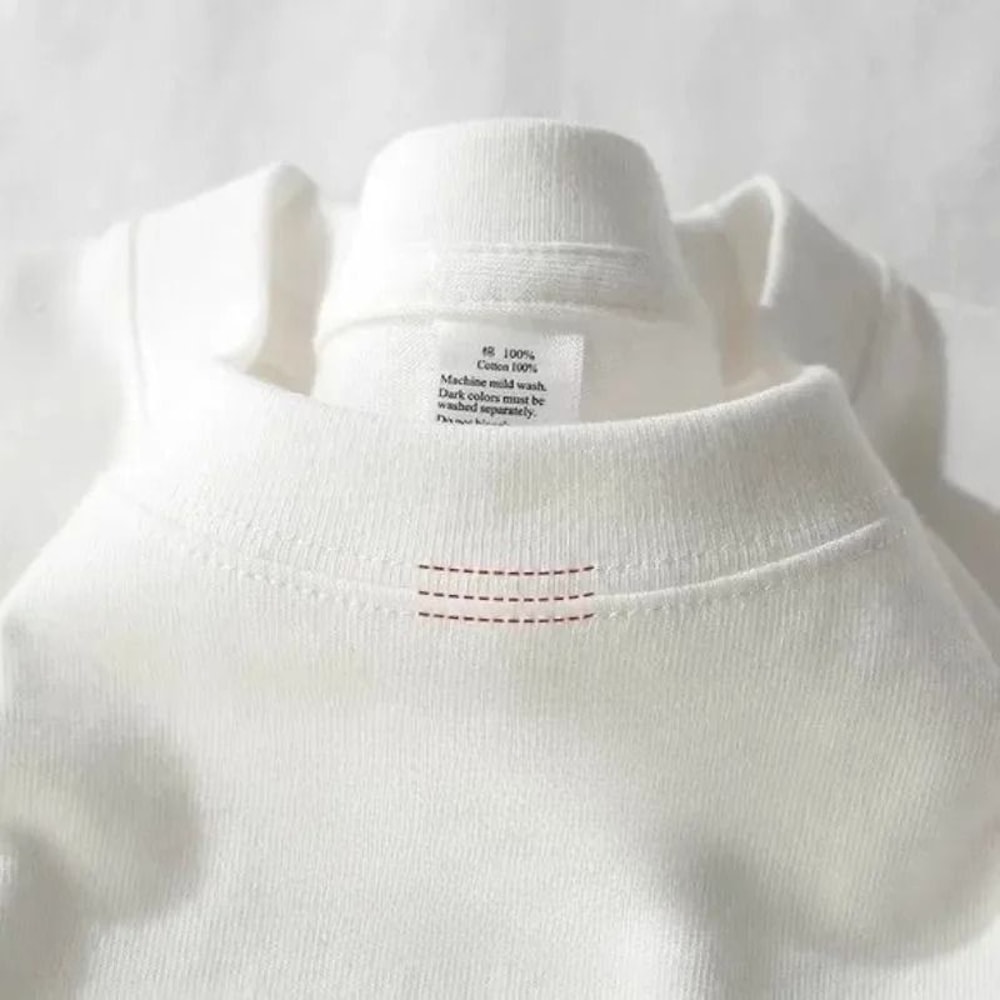 Mens Heavyweight Cotton T Shirt Breathable Crew Neck Summer Basic Tee 10