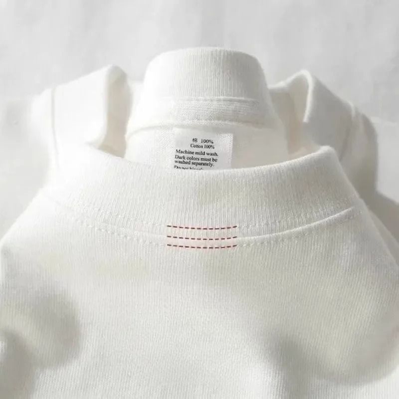 Mens Heavyweight Cotton T Shirt Breathable Crew Neck Summer Basic Tee 10