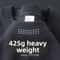 Mens Heavyweight Cotton T Shirt Breathable Crew Neck Summer Basic Tee 3