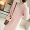Womens Turtleneck Knit Sweater Dress Long Sleeve Winter Casual Dress 4