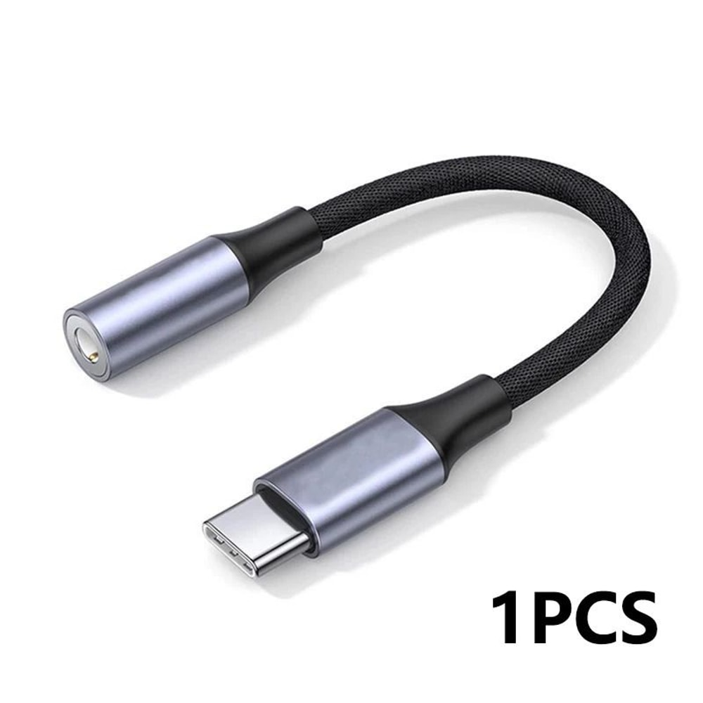 USB C To 35mm Audio Adapter Cable Headphone Jack Converter For Smartphones 1