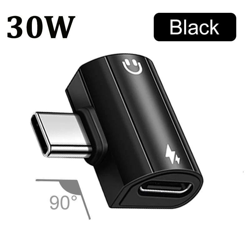 USB C To 35mm Headphone And Charger Adapter Fast Charging Audio Splitter 3