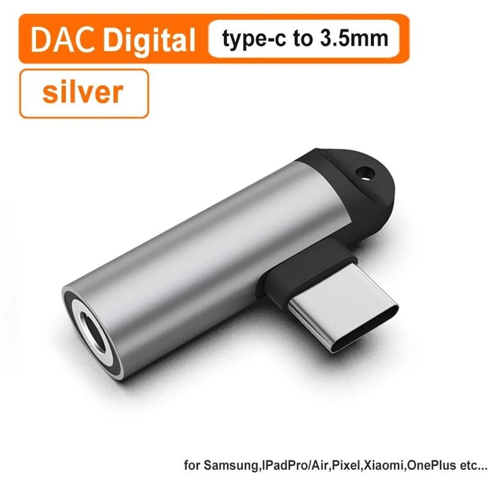 DAC USB C To 35mm Audio Adapter Digital Headphone Jack Converter 3