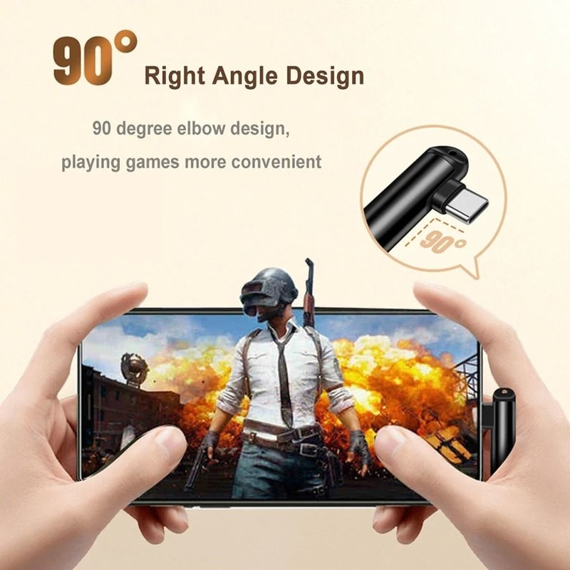 DAC USB C To 35mm Audio Adapter Digital Headphone Jack Converter 10