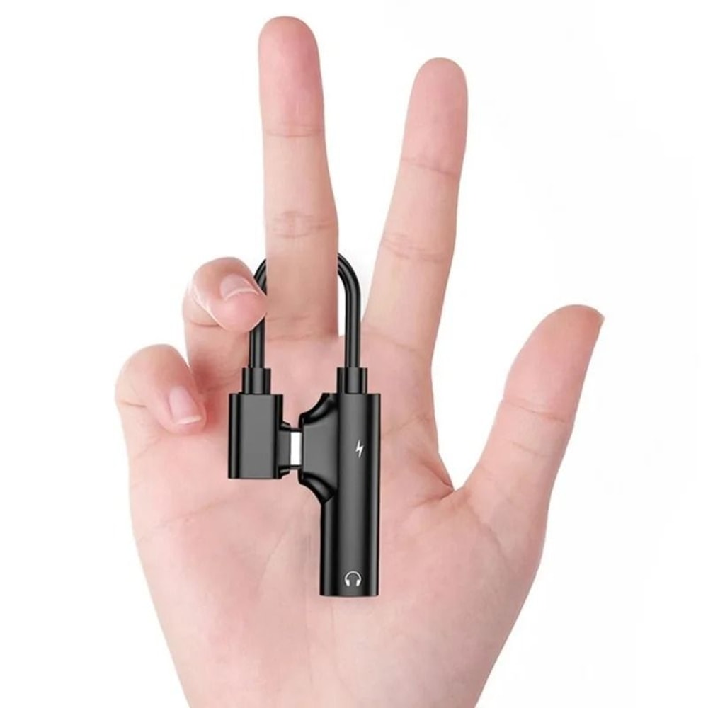 2 In 1 USB C To 35mm AUX Adapter Headphone Jack Audio Splitter 5