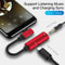 2 In 1 USB C To 35mm AUX Adapter Headphone Jack Audio Splitter 9