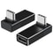 Hannord USB C 90 Degree Adapter USB4 40Gbps Angled Converter 2 Pack 2