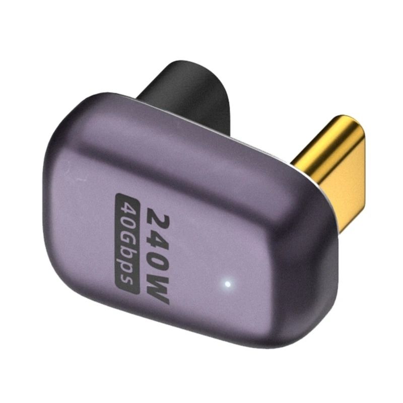 USB4 Type C Female To Male Adapter 100W Fast Charging 40Gbps Converter 7