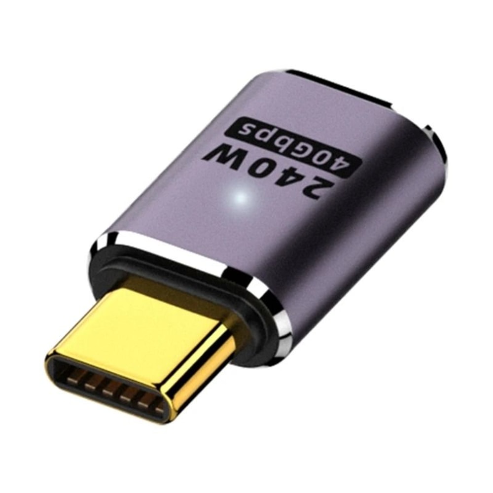 USB4 Type C Female To Male Adapter 100W Fast Charging 40Gbps Converter 1
