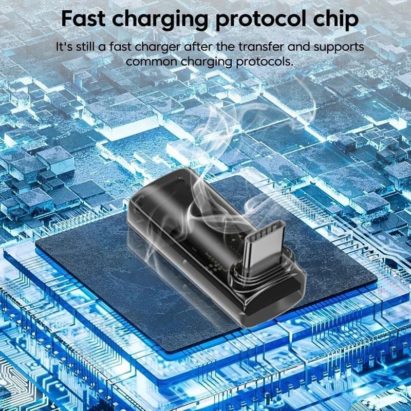 USB C Right Angle Adapter 40Gbps 140W Fast Charging Converter With Digital Display 3