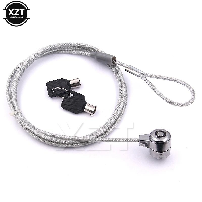 Universal Laptop Security Lock Cable Anti Theft Notebook Lock With Key 0