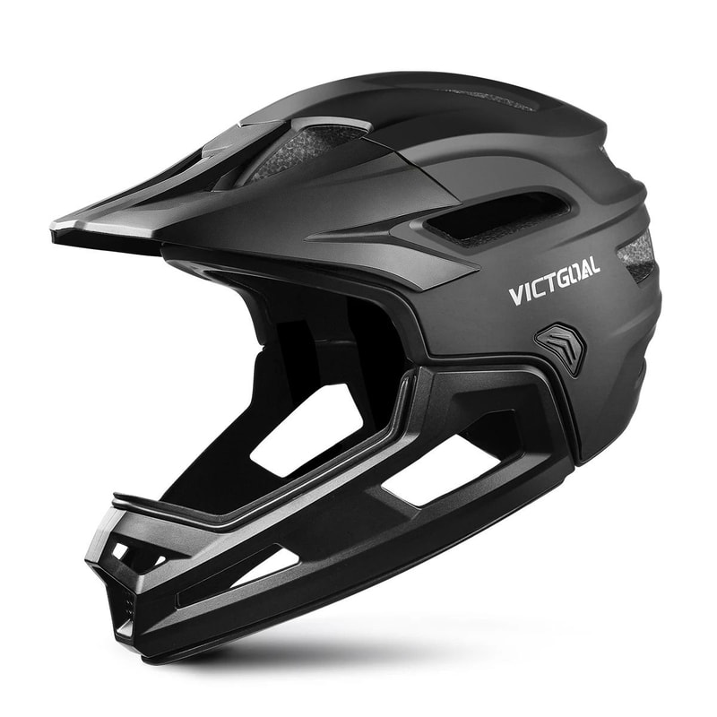 VICTGOAL Full Face MTB Helmet Detachable Mountain Bike Helmet For Off Road Cycling 2