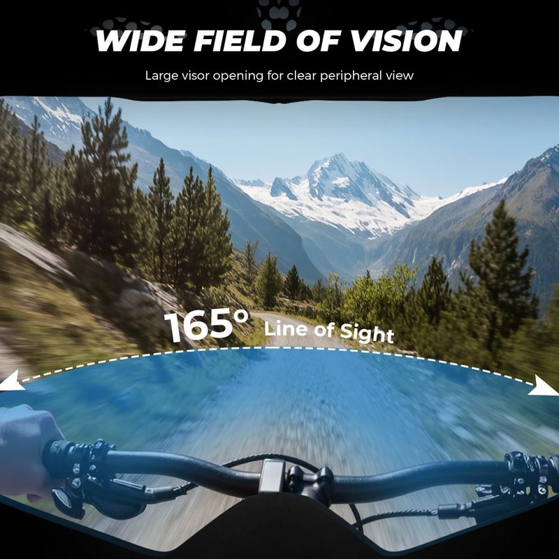 VICTGOAL Full Face MTB Helmet Detachable Mountain Bike Helmet For Off Road Cycling 8