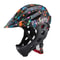 Kids Full Face Bike Helmet With LED Light Protective MTB Helmet For Children 3