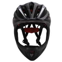 kids full face bike helmet with led light protective mtb helmet for children